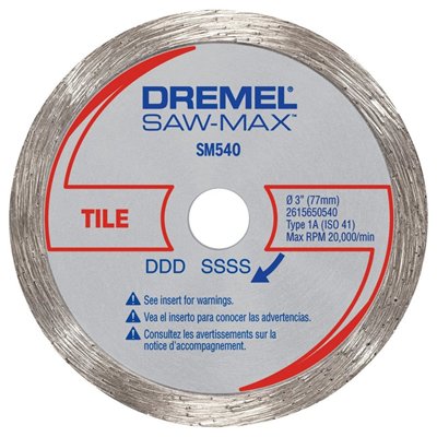 DREMEL ( SM540) CUTTING - SM540: TILE DIAMOND WHEEL 